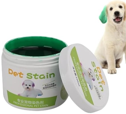 Rurunklee Semi-permanente Hundehaarfarbe, 100 g Pigment Hundefarbe sicher, Tierhaarfarbe für Hunde, Katzen und alle Haustiere können gebadet werden