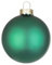 Magie di Natale Palline per albero di Natale, sfera vetro verde smeraldo opaco (6 sfere da 6 cm)
