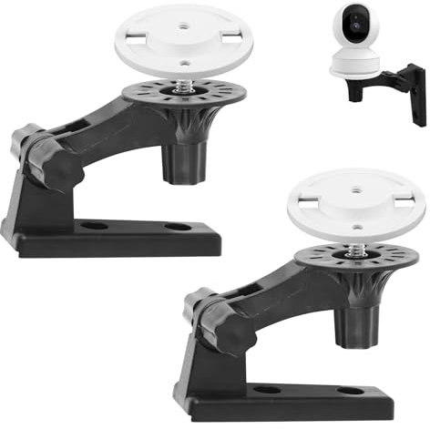 2pcs Camera Wall Mount Compatible with Mercury TPLINK, Adjustable Ceiling Camera Mount Indoor & Outdoor Security Mount Camera Wall Bracket for Reolink E1 / E1 Pro