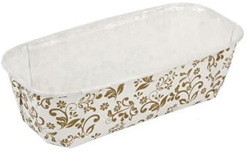 TVIVID 50 Stück Kastenformen, Papier-Kastenformen, Einweg-Papier, rechteckig, Backblech für Brot, Kuchen, Display, DIY, Gebäckzubehör