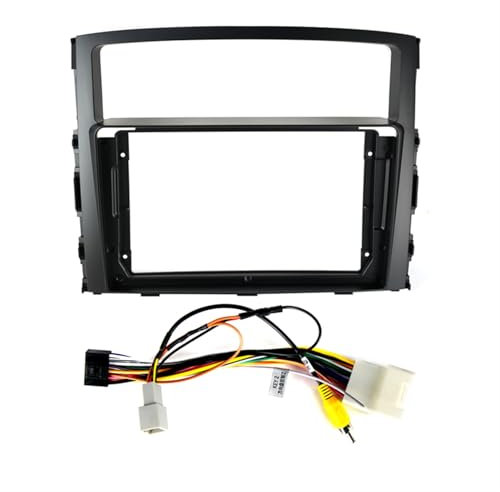 Radio Stereo Panel 9-Zoll-Autoradio-Blendenrahmen/Passend for Mitsubishi Pajero 4 V80 V90 V93 V97 2006-2016 Audio-Installation Dash Frame Mount Kit Panel Frame