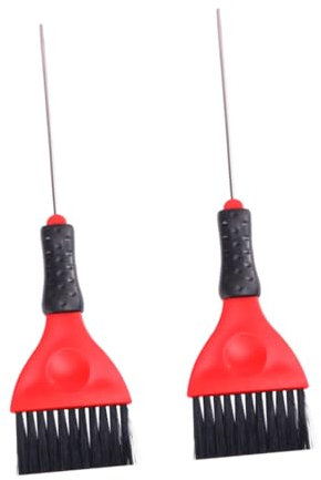 Veemoon 2stücke Haarfärbebürste Mit Nadel Und Zusätzlicher Grifflösung Für Präzise Haarfarbenauftrag Haarkuren Und Keratinbehandlungen Geeignet Für Salon Und Heimgebrauch