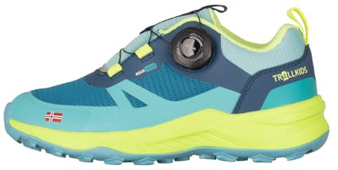 Trollkids Kids Trollfjord Hiker Low XT 34, Harbor Blue
