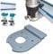 Decoralin Adattatore per binario di guida compatibile con Makita DRT50, RT0700C, RT0702C, RT0700 - Attacco per router per guide Makita