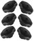 Amosfun 6 Pièces de Bouton d'autocuiseur poignées de Couvercle de Casserole de Rechange Couvercle de Remplacement de Bouton poignée du Couvercle de la Casserole bakélite Noir