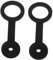 SHINEOFI 2 Pezzi Cinghia Chiusura per Porta Doccia Rv Versatile per Camper e Veicoli Accessori per Bagno Movimento Colore Nero