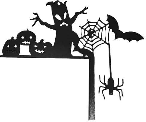 Vhjlfig Türdeko Für Ecken | Metall Türschild Für Feiertage - Gruselig Verspielter Türrahmen Deko Für Geisterhaus Wohnung Küche Studentenwohnheim Badezimmer Schlafzimmer Halloween