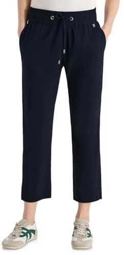 Cecil Mid Waist Slim Leg Hose im Casual Fit universal Blue L