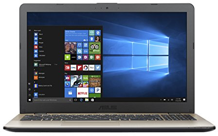 ASUS VivoBook Notebook, 15.6 HD, Intel Core i7-7500U, RAM 4 GB, HDD da 500 GB, NVidia GT930MX [Layout Italiano]