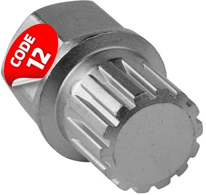 SW-Stahl 02381L-13 Felgenschloss Adapter 12 für BMW - Radsicherung | Felgenschloss Ausdreher zum Lösen der Radsicherung - Robuster Chrom-Vanadium-Stahl - Ersatzschlüssel bis Baujahr 2012