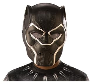 Rubies Official Black Panther 1/2 Mask From Marvel Halloween Age 3+