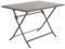 Hespéride - Table de Jardin Pliante Rectangulaire Greensboro Marron Tonka - 4 Places - Acier Traité Epoxy Traitement Antirouille Renforcé
