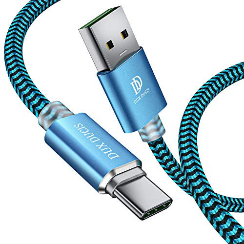 DUX DUCIS Kabel für Huawei P30 / Huawei P30 Pro/Huawei P30 Lite, langlebiges Nylon, geflochten, Typ C, schnelles Kabel für alle Modelle Huawei Type-C (4,9 ft/1,5 m)
