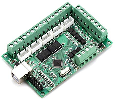 Schnittstellenkartentreibermodul, 12-24 V USB-Schnittstellenkarte CNC Motion Control-Karte für Laptops Tablets