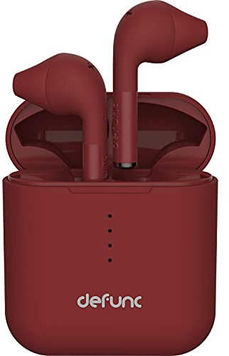 Defunc True Go Wireless Earbuds - One Bluetooth 5.0 Headset - Red