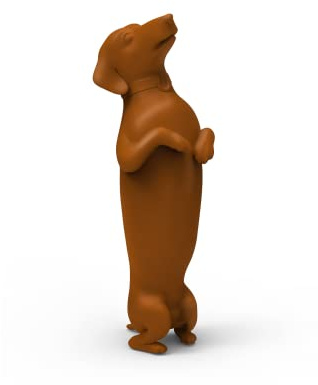 Genuine Fred WINER DOG Bottle Stopper, Silicone Wine Stopper with cute dachshund design - Keeps a tight seal - Fun Kitchen Gadget & Bar Cart Accessories - Great stocking stuffer & gift for dog lovers