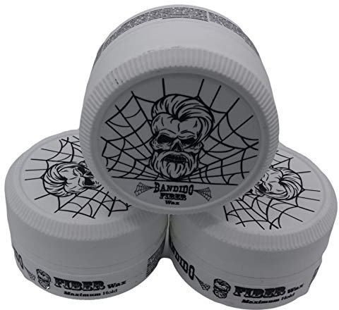 Bandido Aqua Hair Wax Nr.1-8 Matt Fiber Haarwachs Haar Styling Wachs Herren Haargel 150ml Gel Wax (3x 150ml, Fiber)