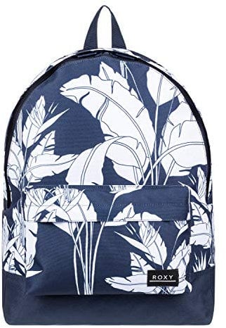 Roxy Damen Backpack Sugar Baby - Rucksack Für Frauen, Mood Indigo Flying Flowers S, 1SZ, ERJBP04052
