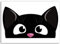 Biomar Labs® 1 x Vinyl Aufkleber Sticker Peeking Cat Lustige Katze Bumper Autoaufkleber Auto Motorrad Fenster Tür Laptop Fahrrad Tuning B 248