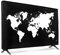 kwmobile Housse écran TV Compatible avec 32 TV - Protection d'écran télévision - Blanc-Noir