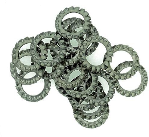 M2 (2mm) Shakeproof Washer (External Serrated) - Stainless Steel (A2) (Pack of 20)