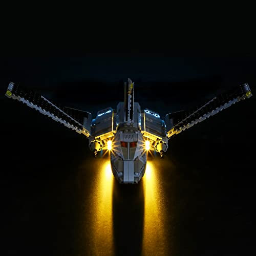 GEAMENT LED Licht-Set Kompatibel mit Lego Angriffsshuttle aus The Bad Batch - Beleuchtungsset für Star Wars 75314 Baumodell (Modell-Set Nicht enthalten)
