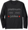 Platin-Jubiläum 1957 - 2022 Tudor Rose Langarmshirt