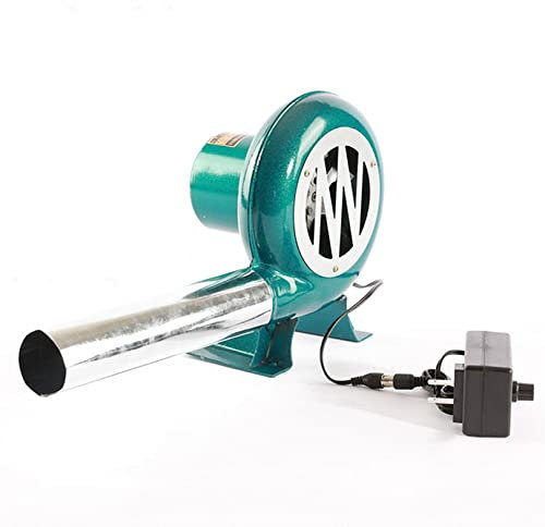 SYCARPET Elektrisches 12V-Haushaltsgebläse mit Regler + Kanal 20cm, Kleiner Radialventilator Grillgebläse Verbrennungsunterstützendes Werkzeug