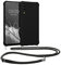 kwmobile Necklace Case kompatibel mit Samsung Galaxy A50 Hülle - Cover mit Kordel zum Umhängen - Silikon Schutzhülle Schwarz
