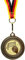Pokal-Fabrik - Handball-Medaillen 10er Set Metall - Handballmedaille golden zum Umhängen für Siegerehrungen - Medaillen Kinder mit Deutschlandband und Emblem für Vereine & Turniere
