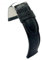 diloy XL Lederarmband für klassische Uhr glattes genähtes Rindsleder gepolstert Speziallänge Größen 10mm 12mm 14mm 16mm 18mm 20mm 22mm 24mm 26mm 28mm 30mm 302EL Schwarz 20mm