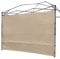 NINAT Toldo Solar de 1 Pieza, Pared Lateral de Tienda de campaña para toldo desplegable de 10 x 10 pies, Impermeable con Revestimiento Plateado para cenadores de Pierna Recta 3M para Exteriores,
