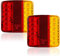 AOHEWEI 12/24 V 2 Stück LED-Anhänger-Rückleuchten, Bremspositionslampe, Blinker, Kennzeichenbeleuchtung, Reflektor für Wohnmobil, Wohnwagen, Traktor, Van, LKW, E-Prüfzeichen