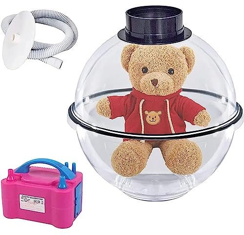 RayGenius 35cm Ballon FüLlmaschine Ballon Expander Stuffer Extractor, FüR Ballon Rose Bouquet Hochzeit Geburtstag Party, Mit 3 Ports& 10*Bobo Ballons(24in)