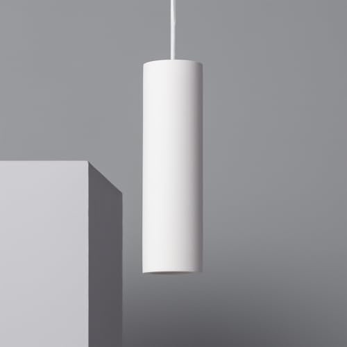LEDKIA LIGHTING Pendelleuchte aus Gips Slim Weiß GU10