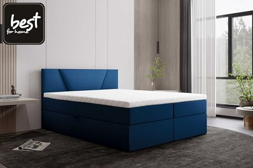 Best For Home Boxspringbett Jubilee Bonellfederkern inkl. Topper (180 x 200 cm, Trinity 31)