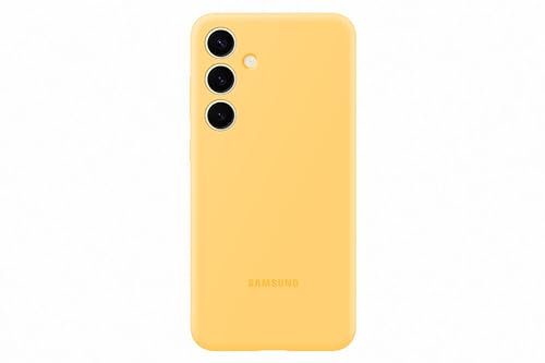 Samsung Silicone Smartphone EF-PS926 für Galaxy S24+, Handy-Hülle, Silikon, Kratzfest, Schlankes Design, Yellow