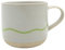 Keith Brymer Jones - Studio Range - Standard Ceramic White Mug - Pebble & Green - 350ml - Gift Boxed