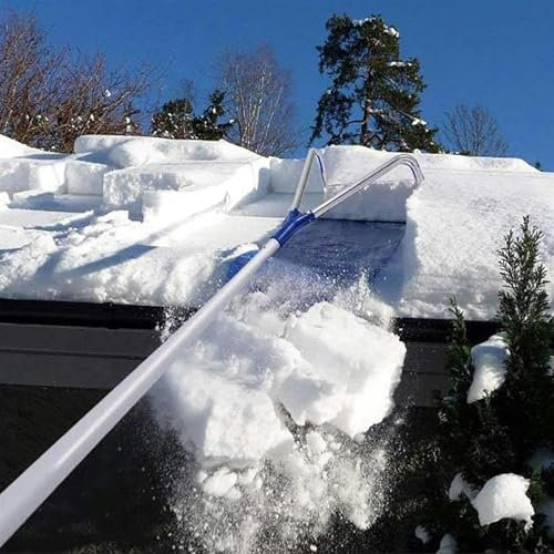 Versenkbare Outdoor Dach Schnee Schaufel Aluminium Pole Schnee Werkzeug Entfernung Winter Schnee Entfernung Werkzeug Klapp Garten Schaufel