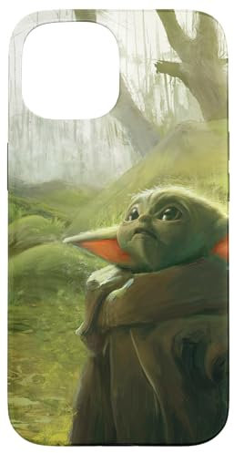 iPhone 15 Star Wars The Mandalorian The Child Grogu in the Forest Art Case