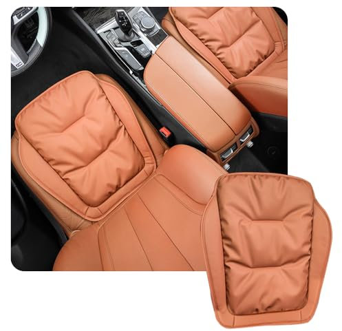 ontto Auto Sitzkissen Sitzauflagen Autositzkissen Vordersitze Pad Kissen Sitzbezug Rutschfester Sitzschutz Passt für Opel Astra Mokka Karl Grandland Omega Adam Zafira Corsa Insignia Zubehör-Braun B