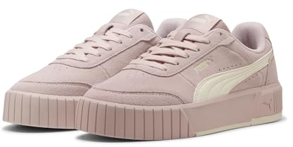 PUMA Damen Carina Mia Sneakers 38.5, Mauve Mist Frosted Ivory Pink White