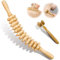 ACWOO Faszienrolle Holz, 2 Stück Faszienstab holz, Massageroller Holz, Anti Cellulite Massage Massagegerät für Muskelentspannung, Körperformung, Gua Sha Massage