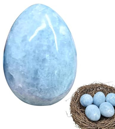 Jubepk Kristall-Ei, Kristall-Drachenei-Stein-Figuren, Kugel-Skulptur, dekorativer Taschen-Sorgenstein, Handschmeichler für Damen, Herren und Kinder, Kristall-Ei für Heimdekoration