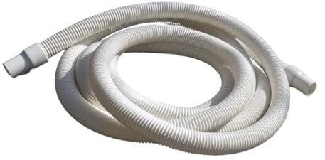 EDG by AQUALUX INTERNATIONAL - Tuyau Flottant Piscine Diamètre 38 mm avec 2 Embouts Fixes - Technologie Spiralée Haute Performance Anti Ecrasement - Longueur 9 m