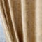 Amidoudou 1 Paar Nordic Style Luxuriöse Verdunkelungsvorhänge, Beige mit Goldschimmer, Strukturierter Stoff, Schwerer Stoff，Modernes Design (Gold,2-Set H245 x B140 cm)