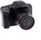 Getdoublerich Cámara réflex digital HD con lente fija con zoom 16X - Cámara de vídeo digital con salida AV, pantalla LCD para fotografía familiar y al aire libre