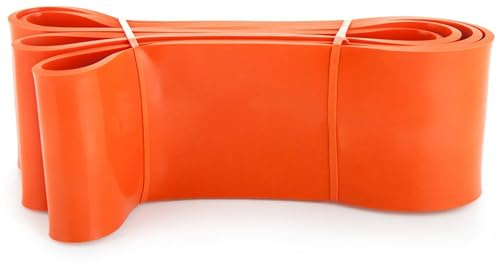 Pull Up Bands & Resistance Bands - Rubber Heavy Duty Elastic Loop Band for Men & Women - Build Fit Power & Muscle - Training, Fitness Assist Pull Ups & Gym Exercise (Orange/Strongest / 50-120kg)