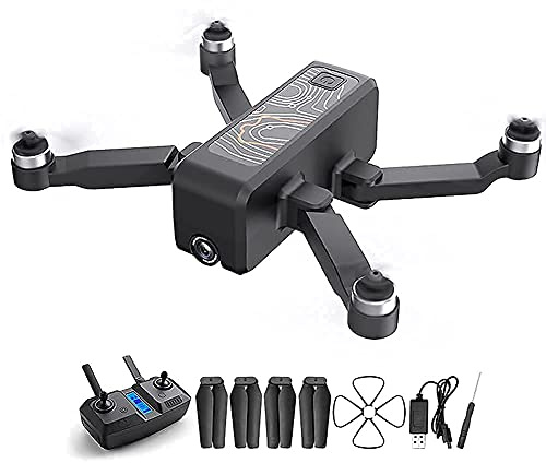 Camera Drone with Camera Drone with 4K Camera, 20 Minutes Flight Time, 5X Digital Zoom, GPS 5G WiFi, Altitude Hold, Follow-Me, Smart Follow, Return