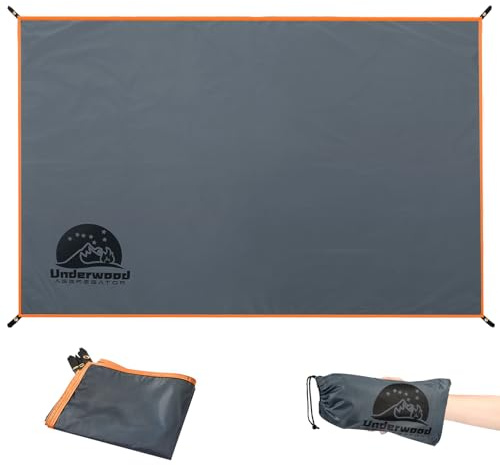 Waterproof TentFootprint Groundsheet,Ultralight Heavy-Duty Tarp for Camping | Durable Ripstop Fabric,Lightweight Tent Groundsheet with Carry Bag,Tent Carpet & Mat for Hiking, Backpacking and Beach Use